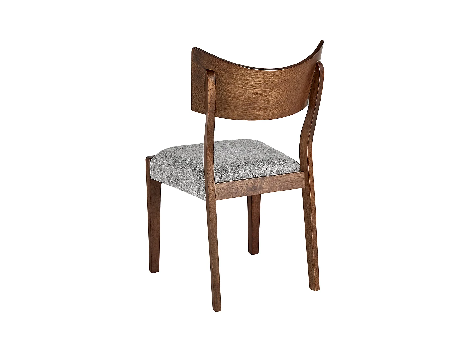 Set van 2 eetkamerstoelen EDEN Hout Lichtgrijs