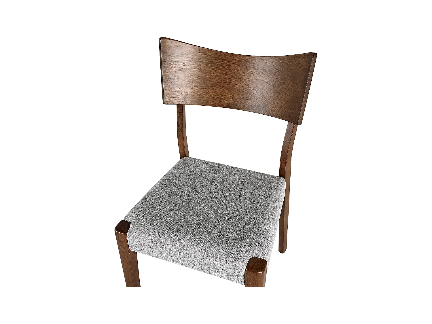 Set van 2 eetkamerstoelen EDEN Hout Lichtgrijs