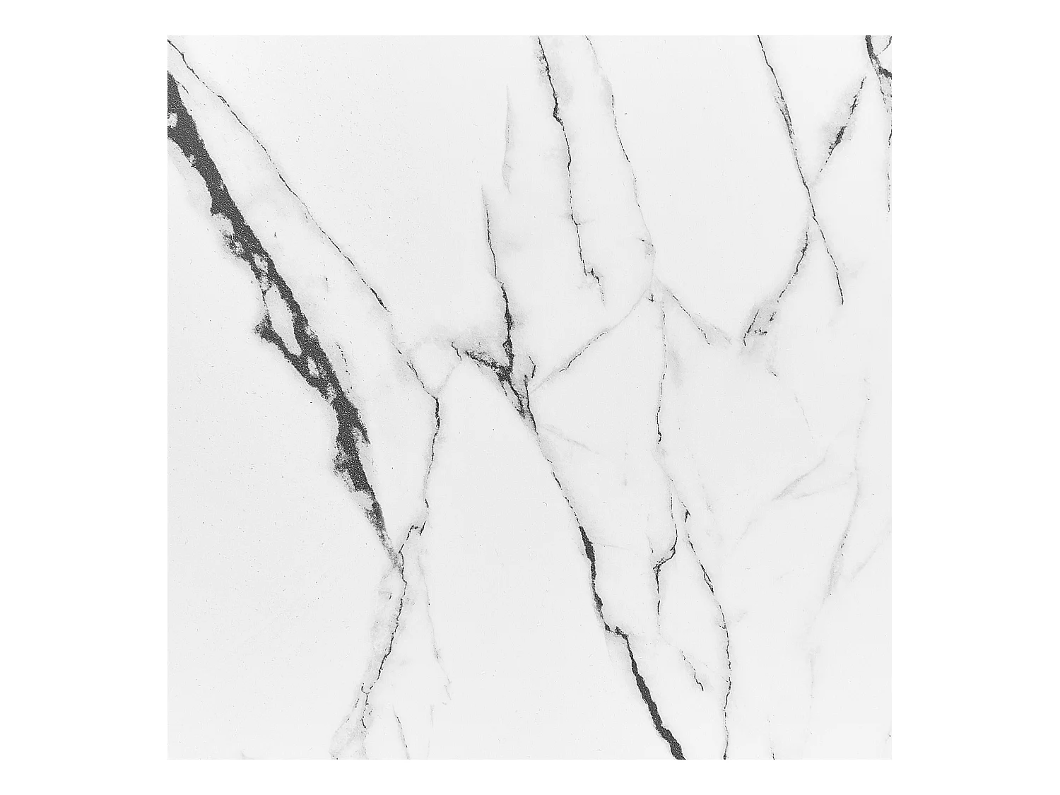 Beistelltisch Marmor Optik weiß Metallbeine gold rund 40 cm mit Regal Glam Reva