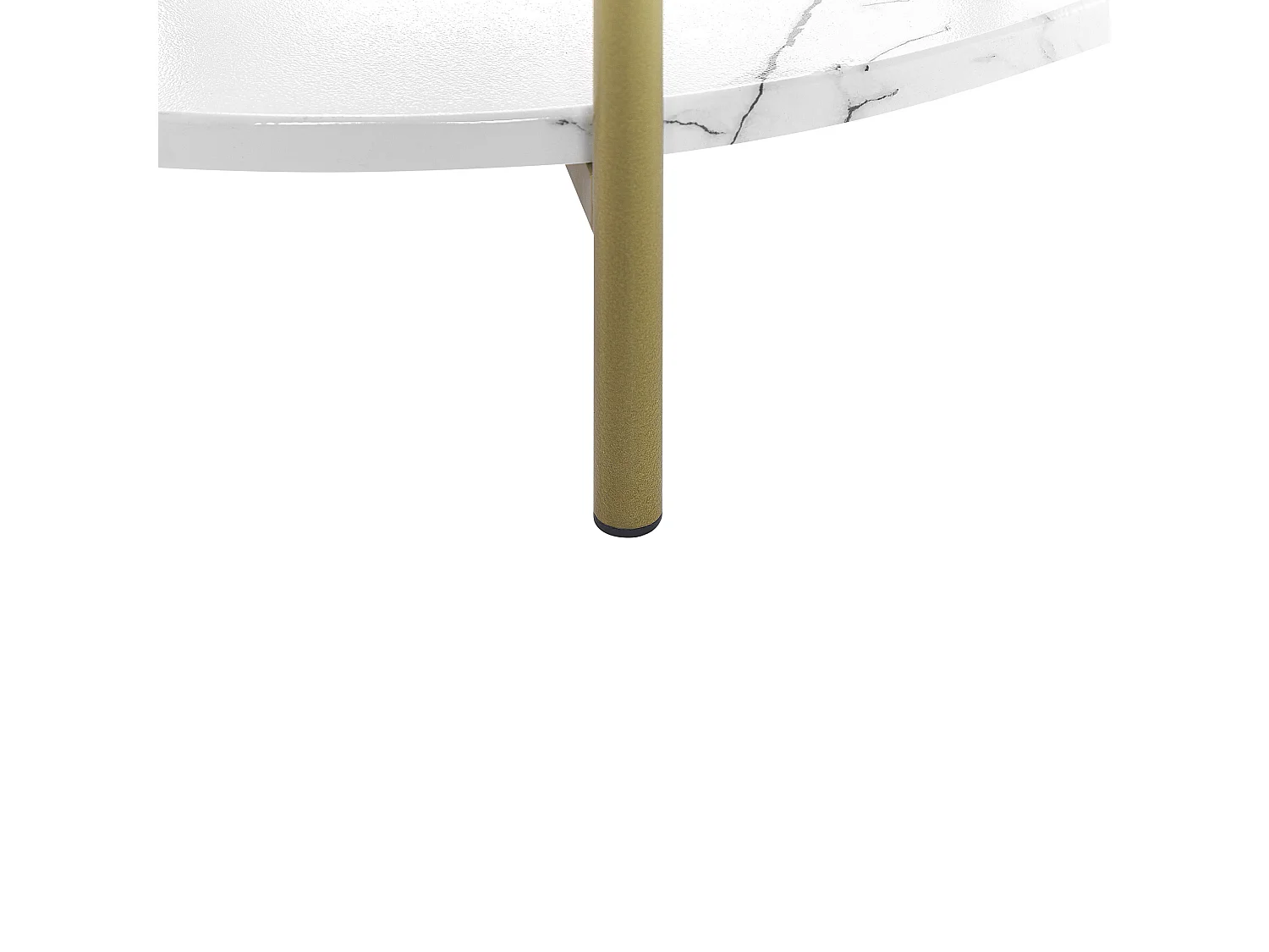 Table d'appoint REVA Marbre blanc