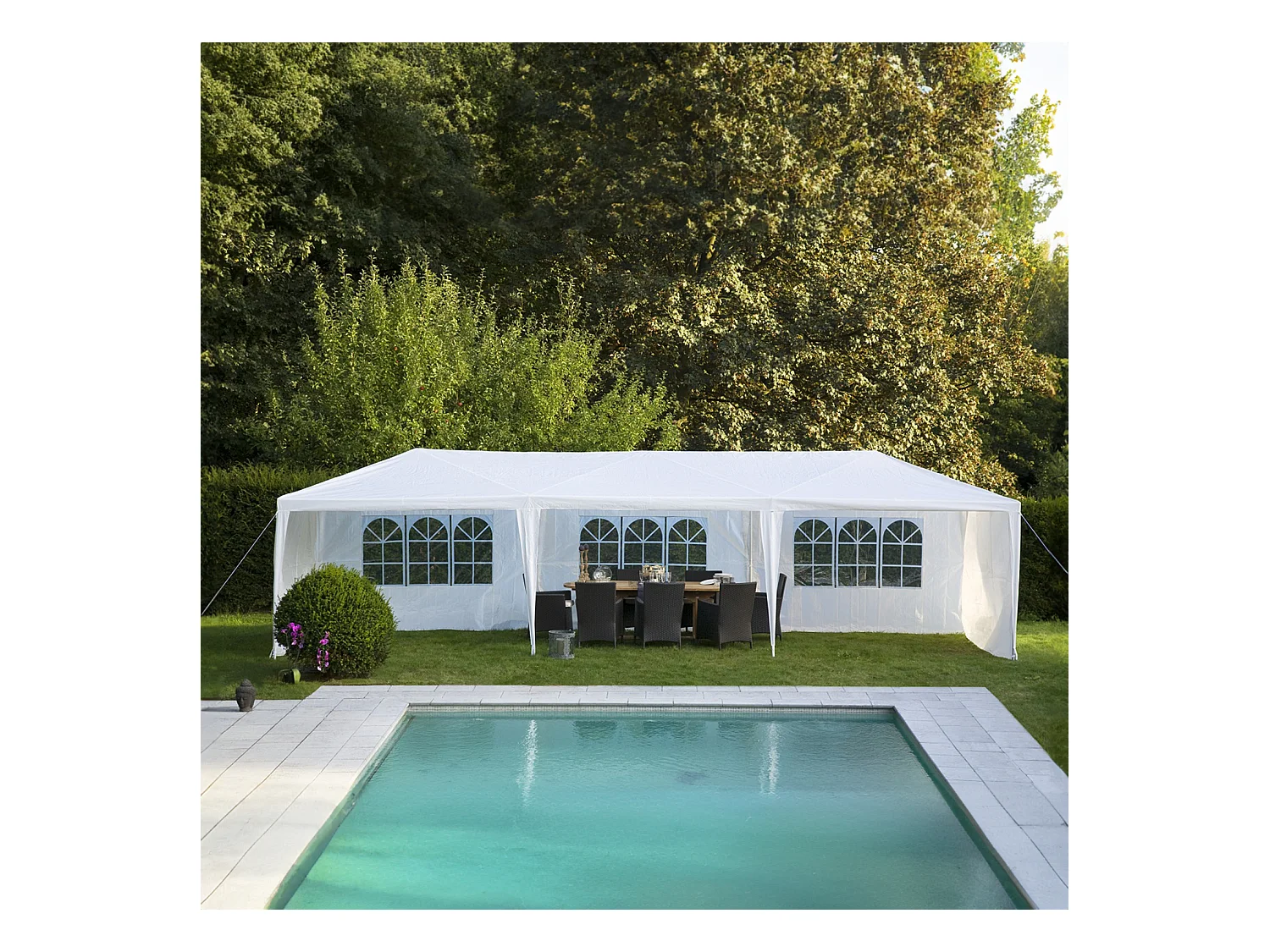 Tente de réception 3 × 9m ALIZÉ - HAPPY GARDEN
