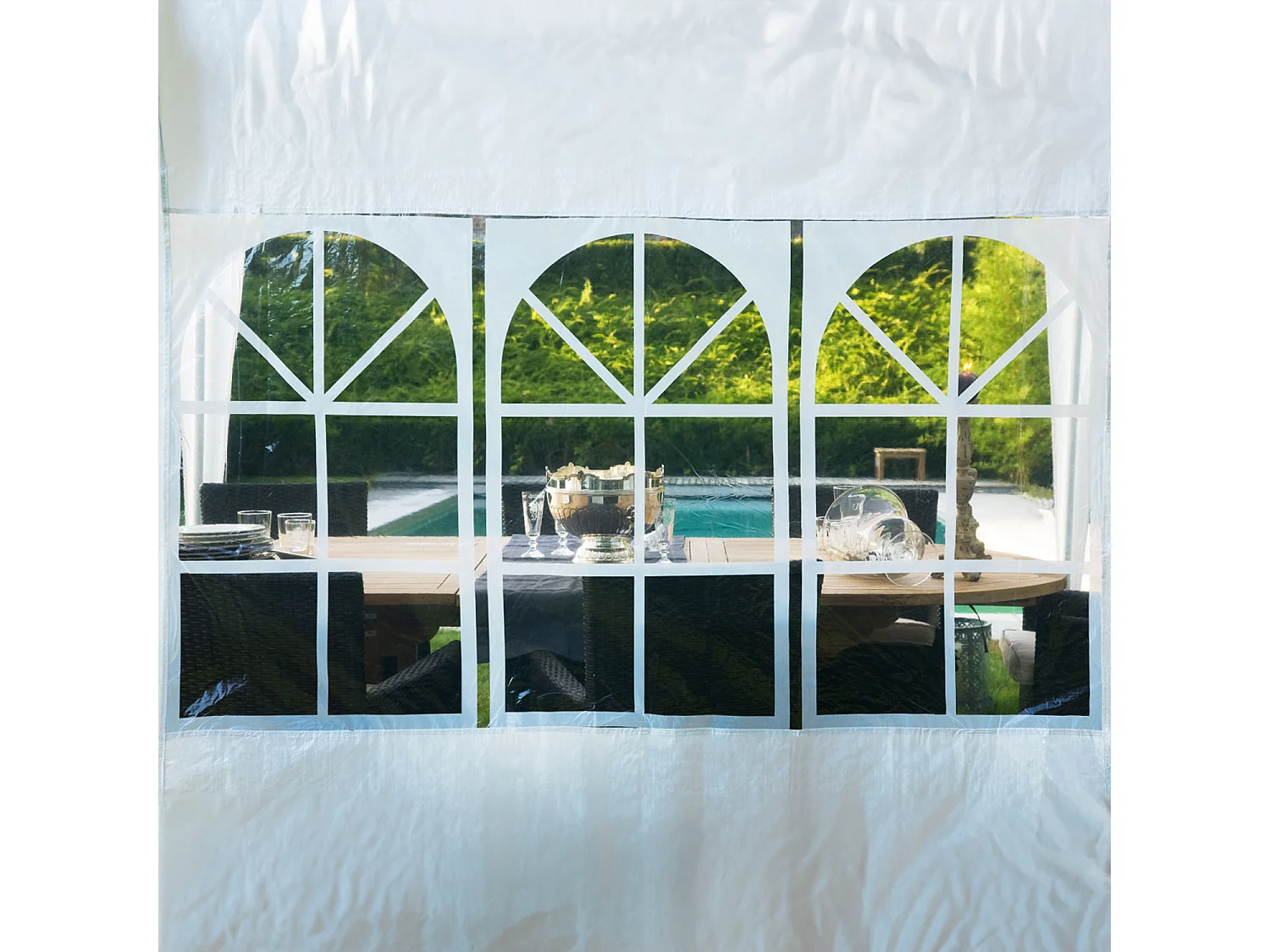 Tente de réception 3 × 9m ALIZÉ - HAPPY GARDEN