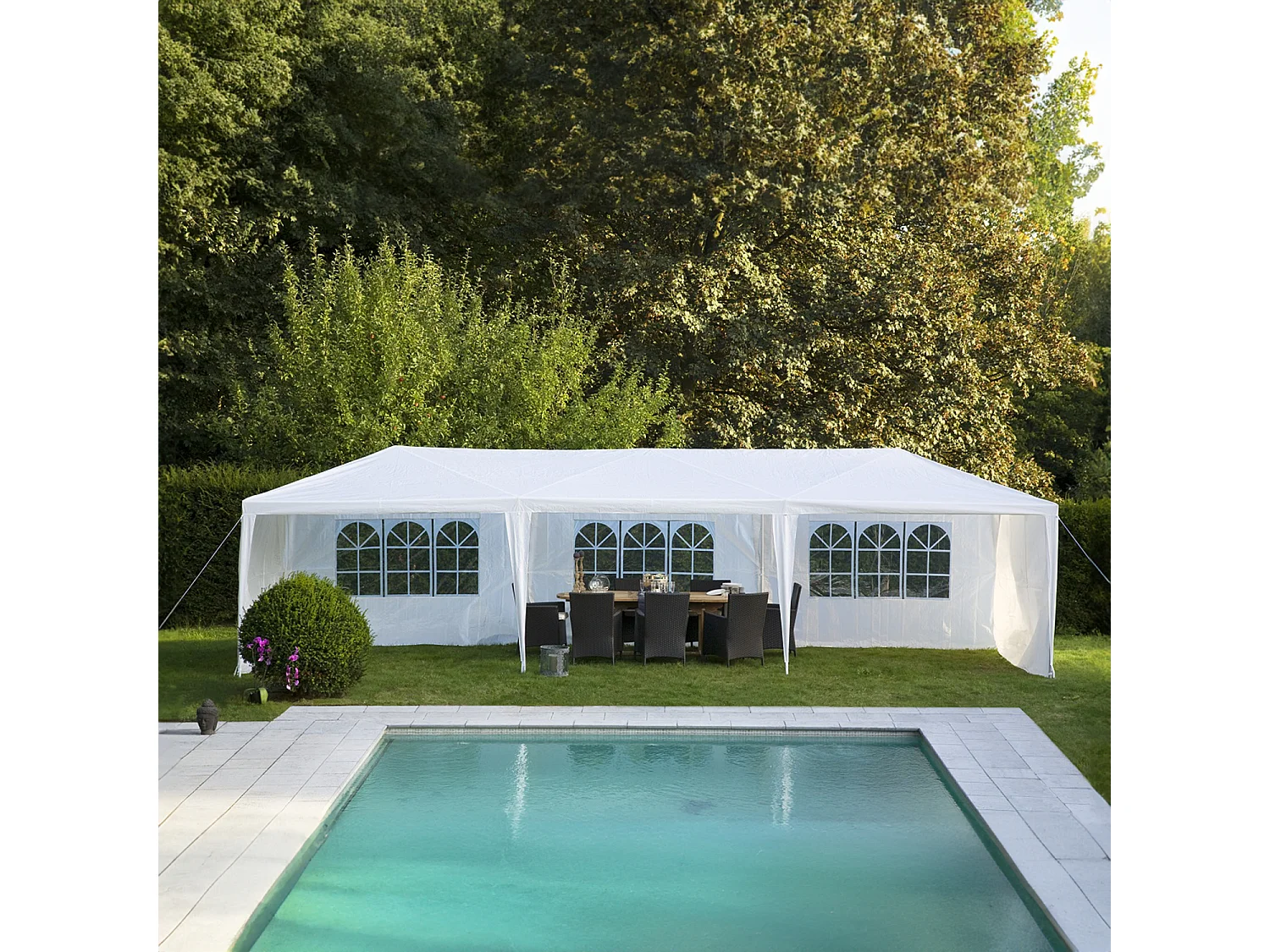 Tente de réception 3 × 9m ALIZÉ - HAPPY GARDEN