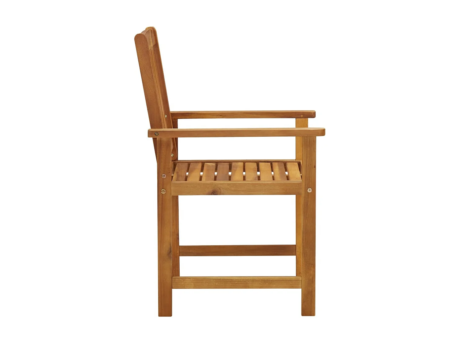 Chaise de jardin avec coussin 2 pc Bois d'acacia massif 6