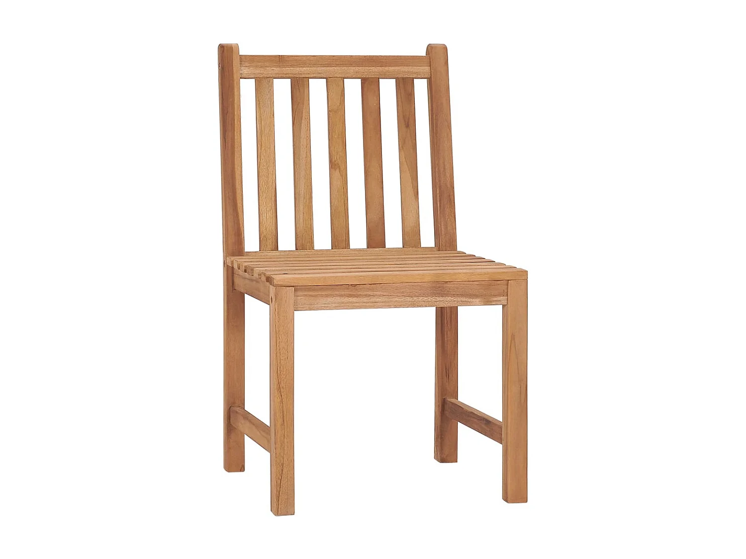 Chaise de jardin 2 pc avec coussin Bois de teck massif 10
