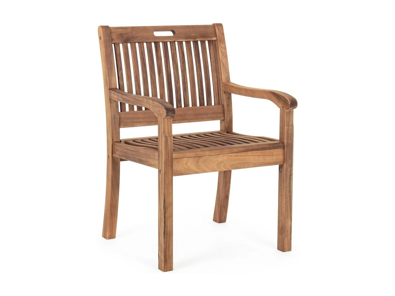 Set van 2 NOEMI buitenstoelen – Geolied acaciahout
