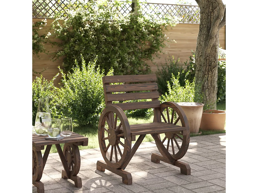 Chaise de jardin Bois de sapin massif