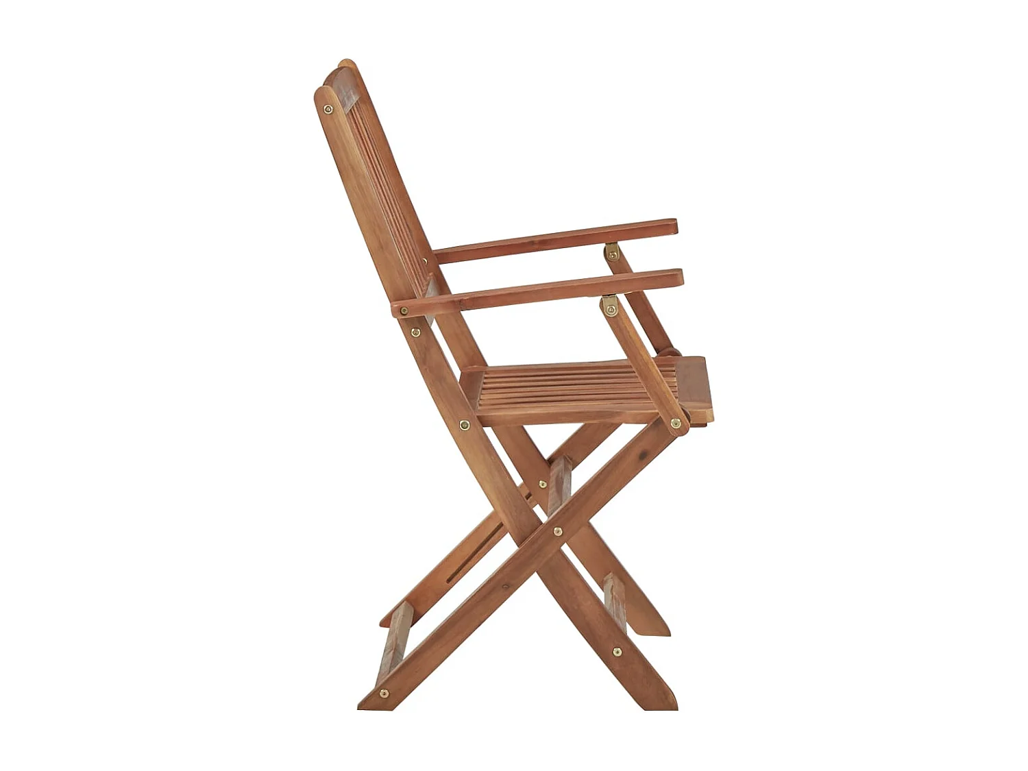 Chaise pliable de jardin 6 pc avec coussin Bois d'acacia 99