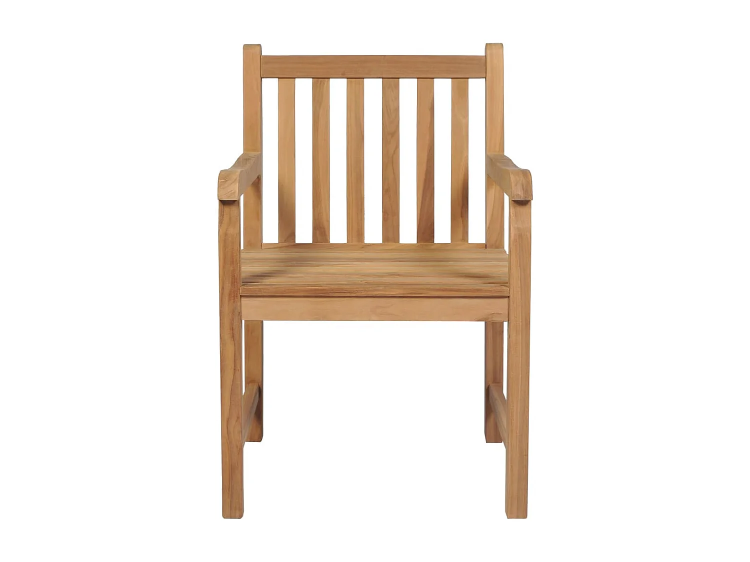 Chaise de jardin 2 pc avec coussin anthracite Bois de teck 14