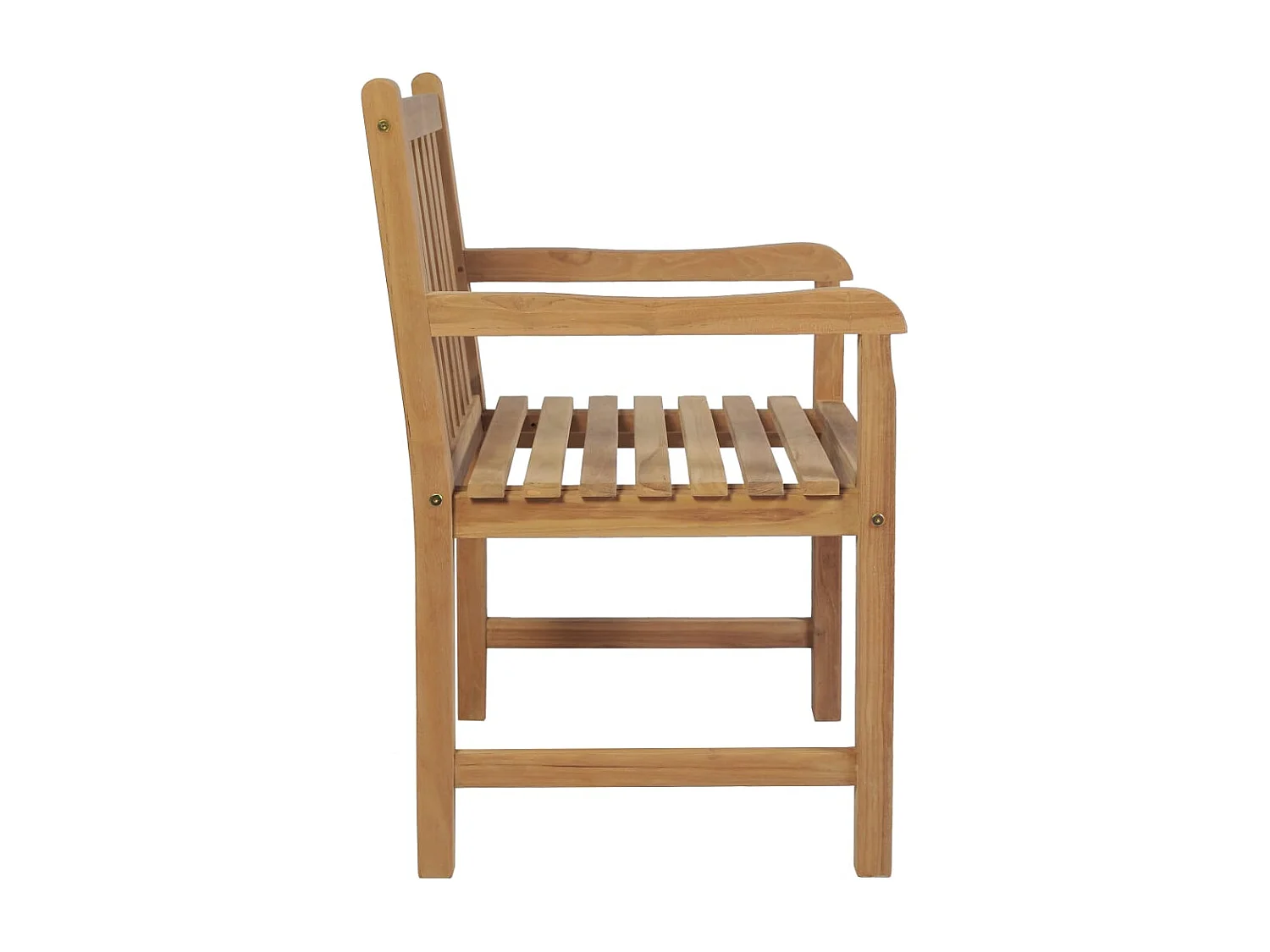 Chaise de jardin 2 pc avec coussin anthracite Bois de teck 14