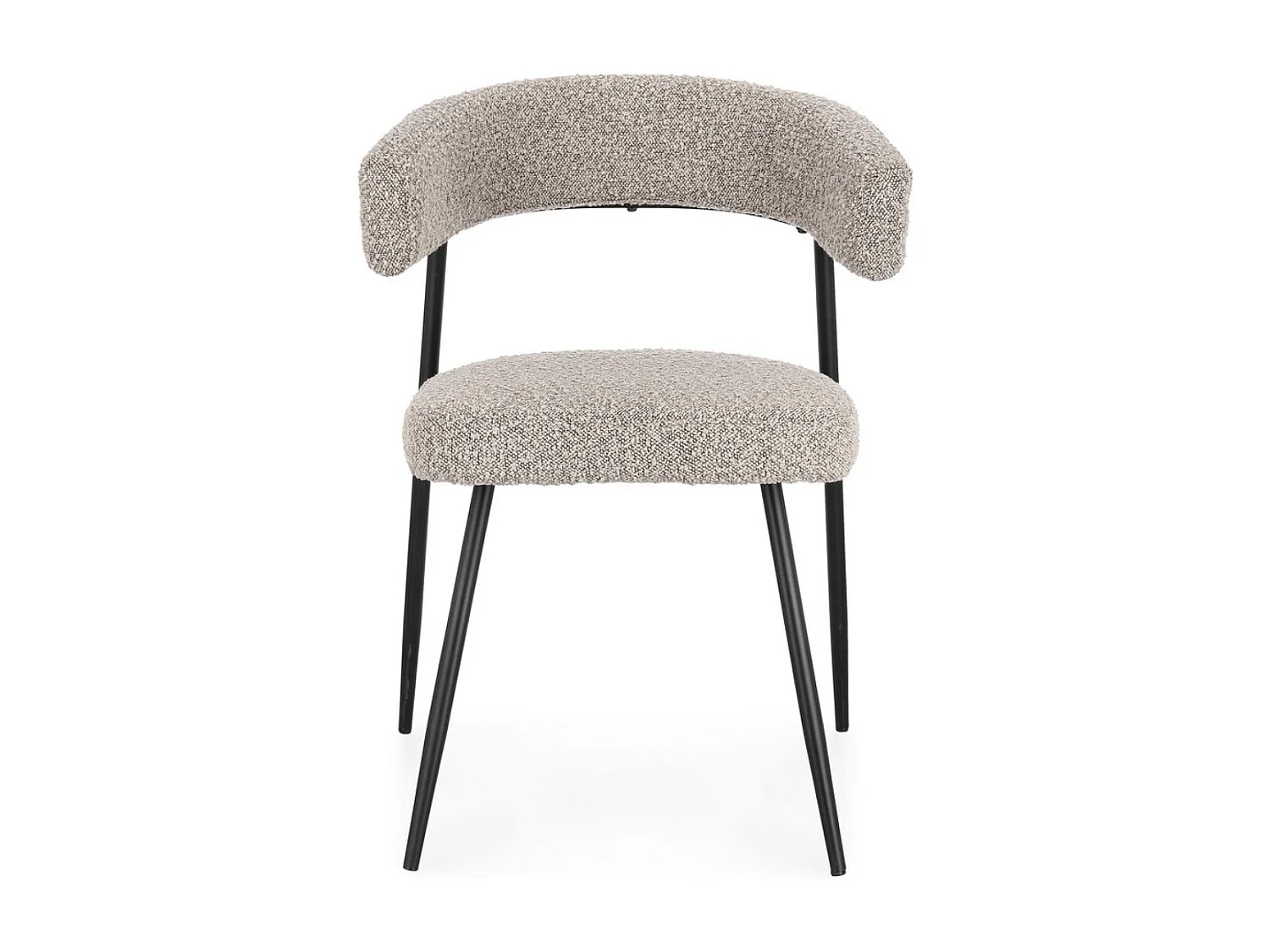 Lot de 4 chaises AMAIA – Confort rembourré & design contemporain-Taupe