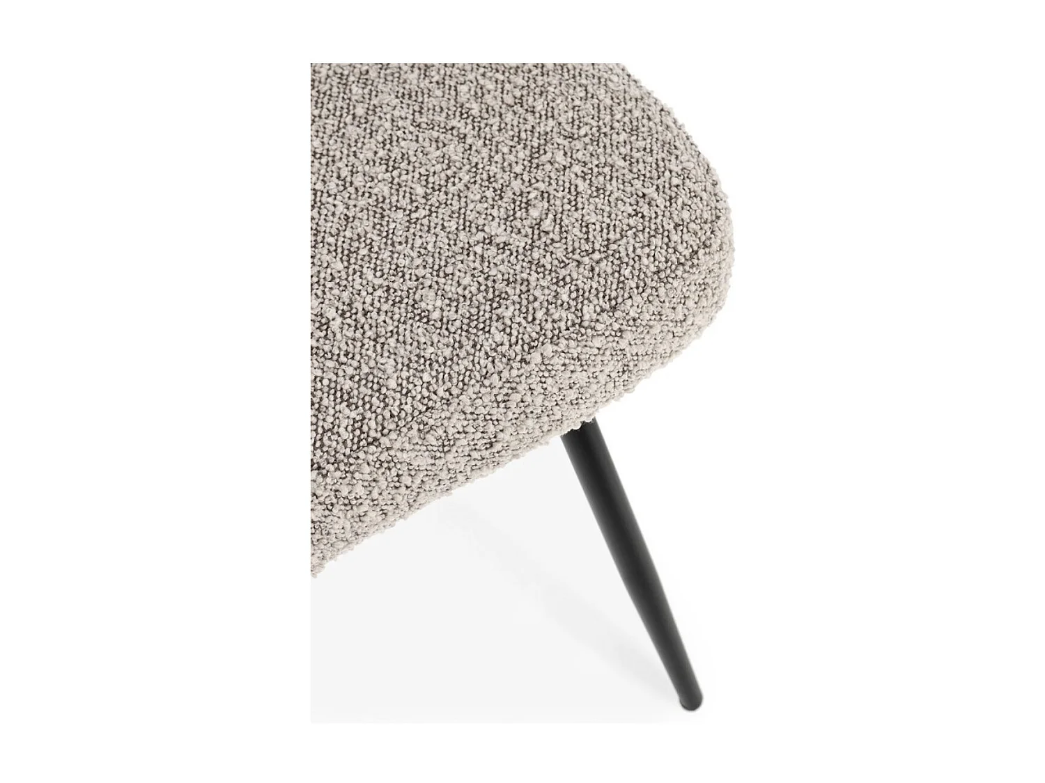 Lot de 4 chaises AMAIA – Confort rembourré & design contemporain-Taupe