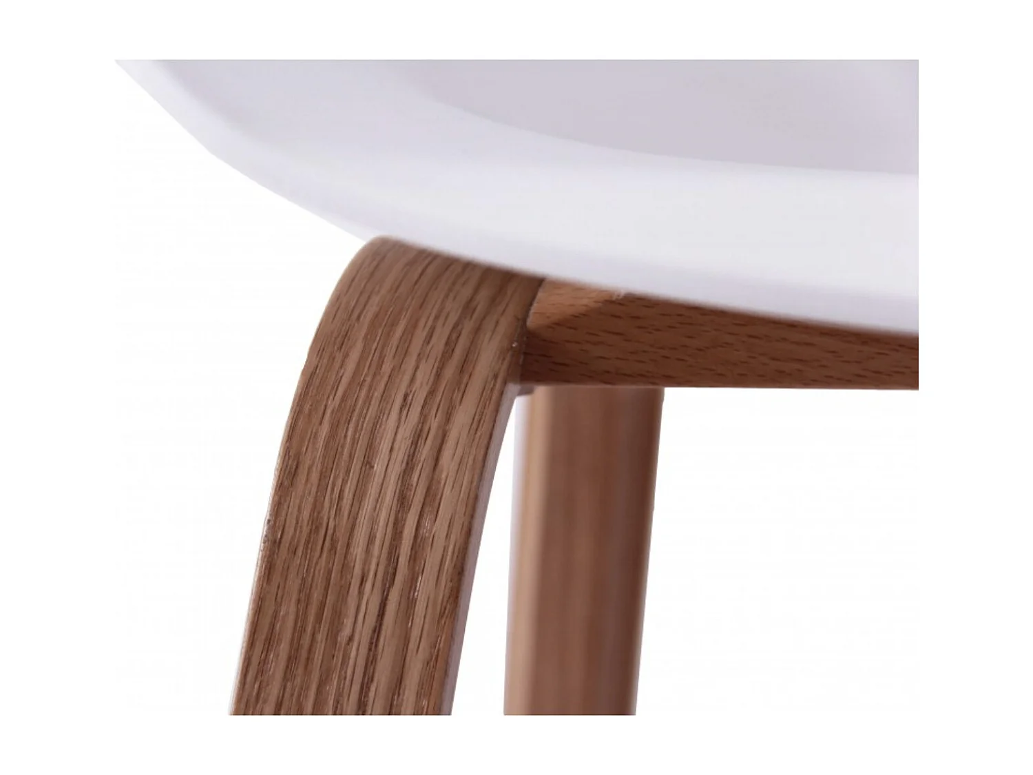 Chaise nordique KAVINA – Bois de hêtre & polypropylène-Noir