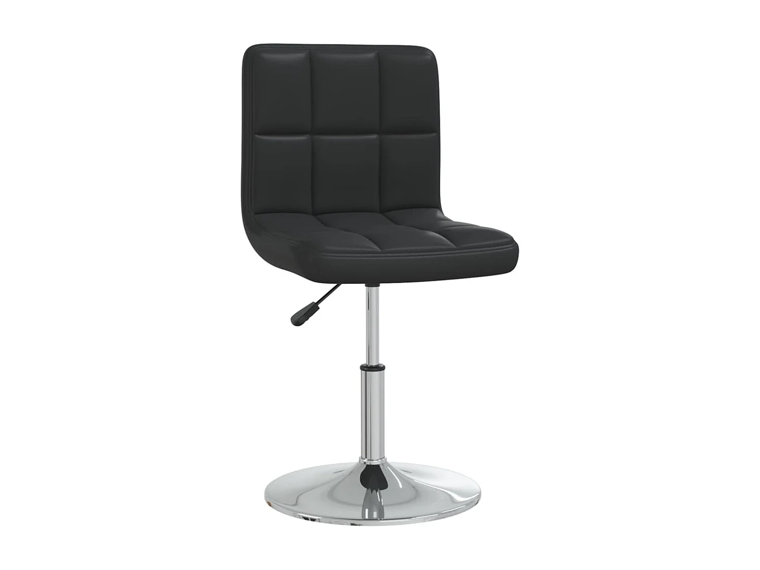 Chaise de salle à manger 2 pc Noir Similicuir 21