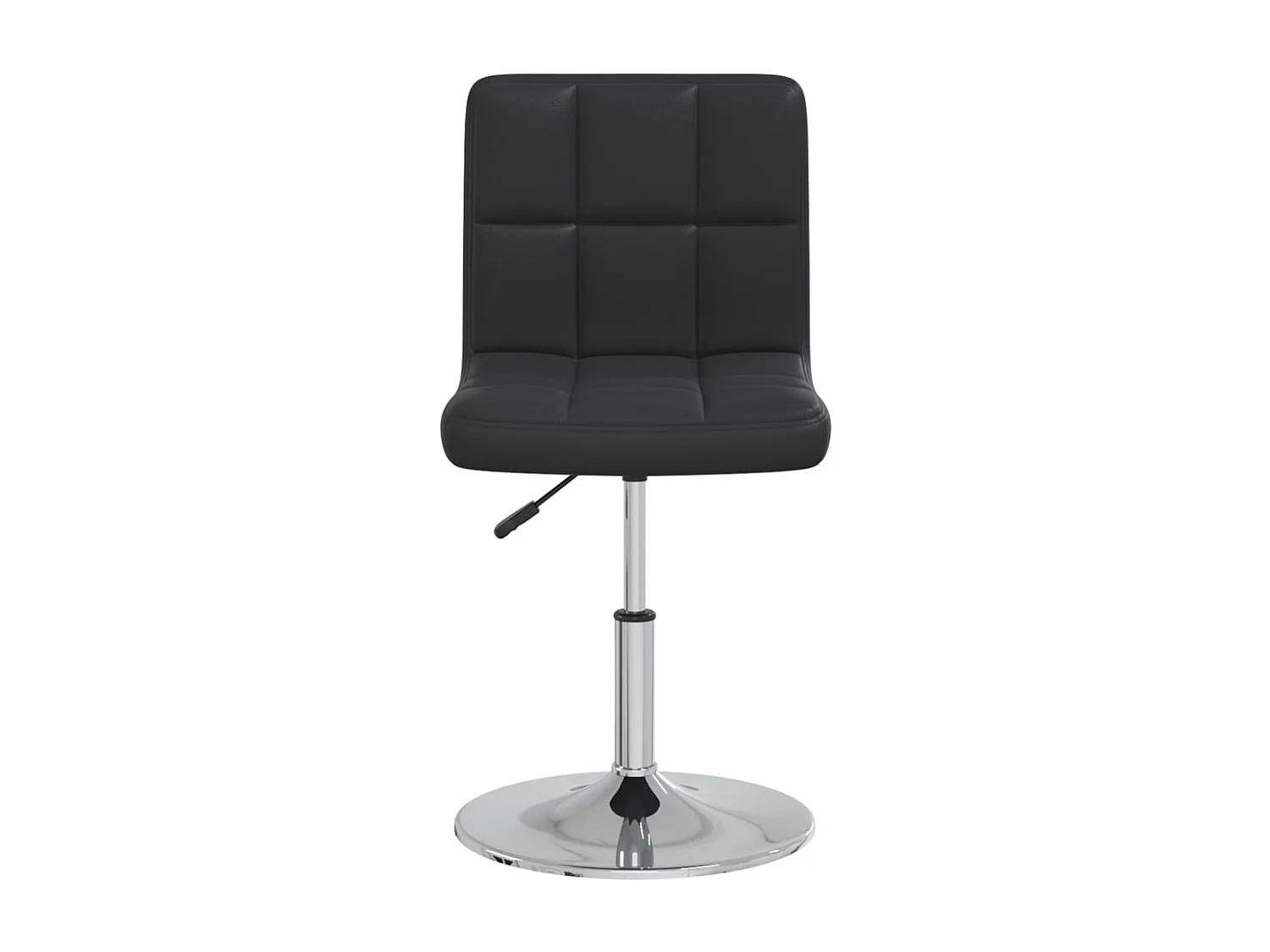 Chaise de salle à manger 2 pc Noir Similicuir 21