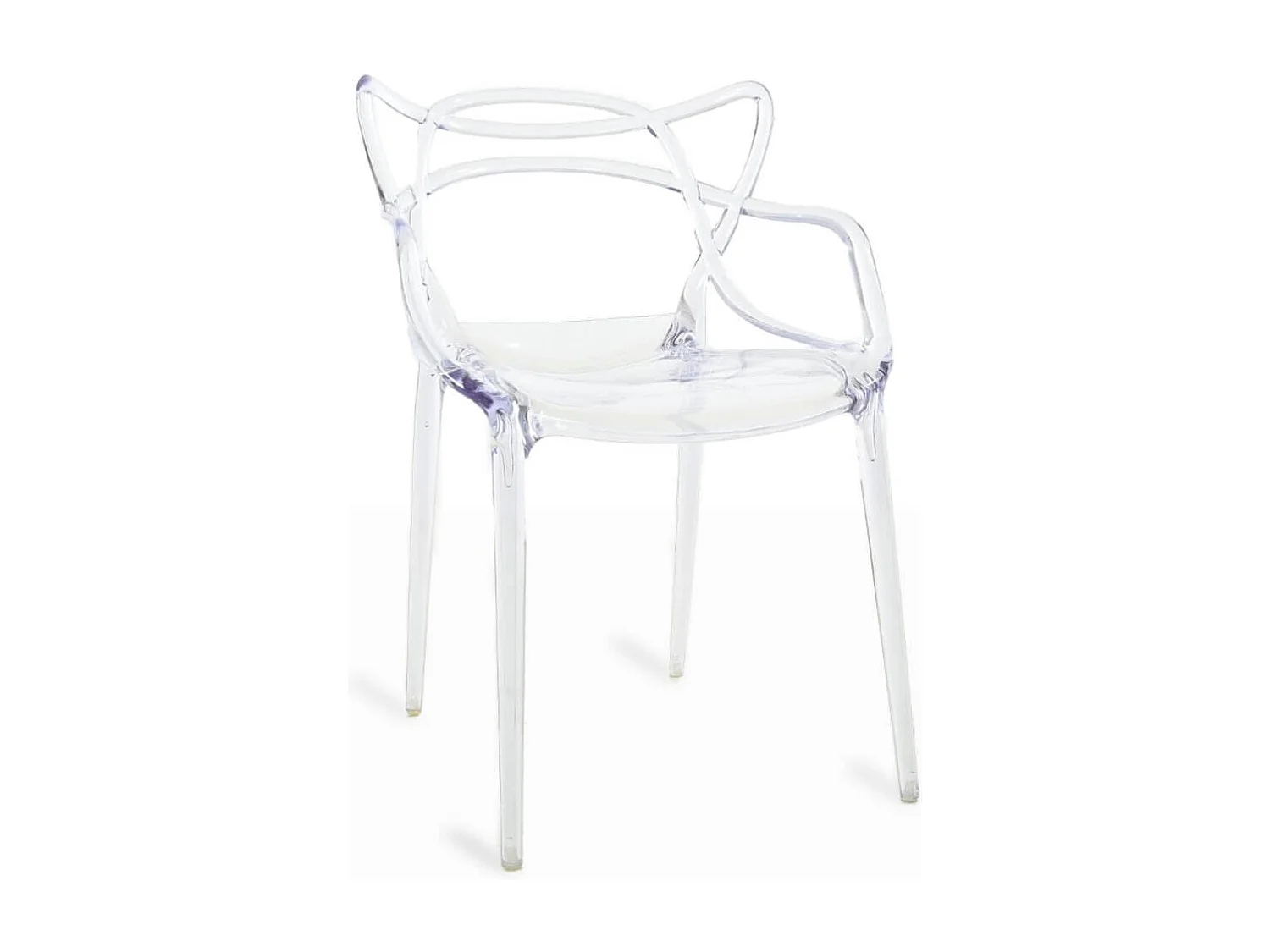 Chaise transparente BELIANO premium – Design & Polyvalente-Transparent