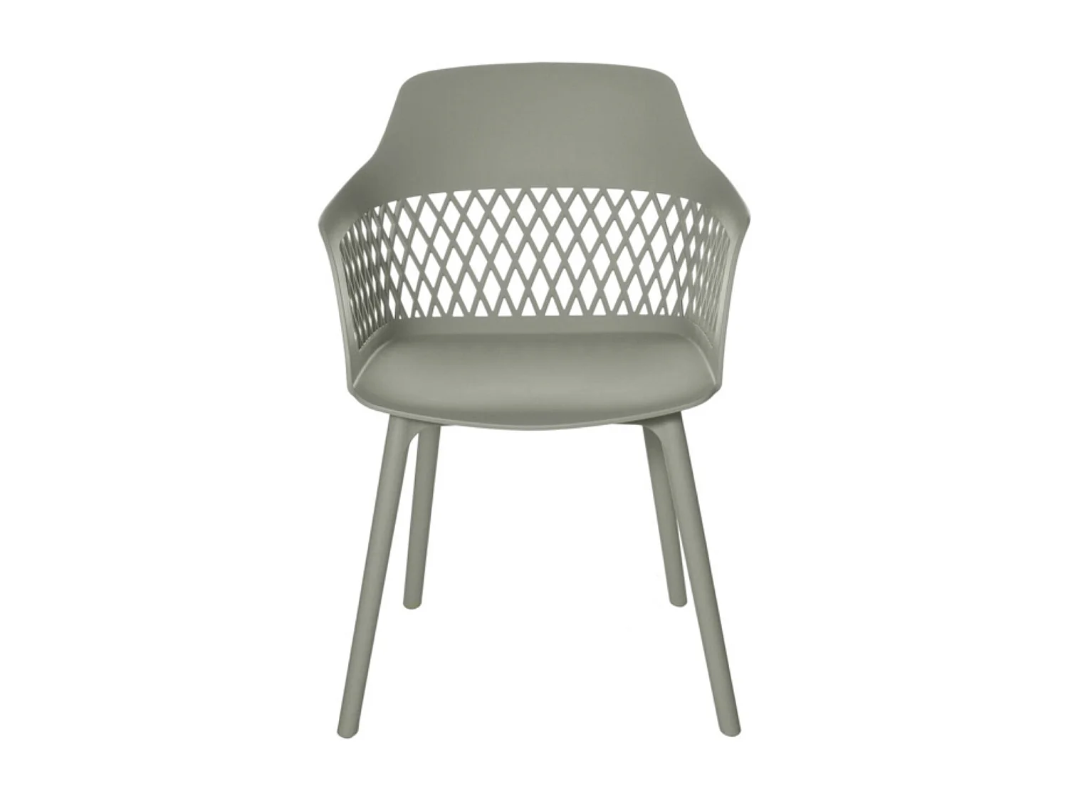 Chaise en polypropylène Kadena-Vert amande