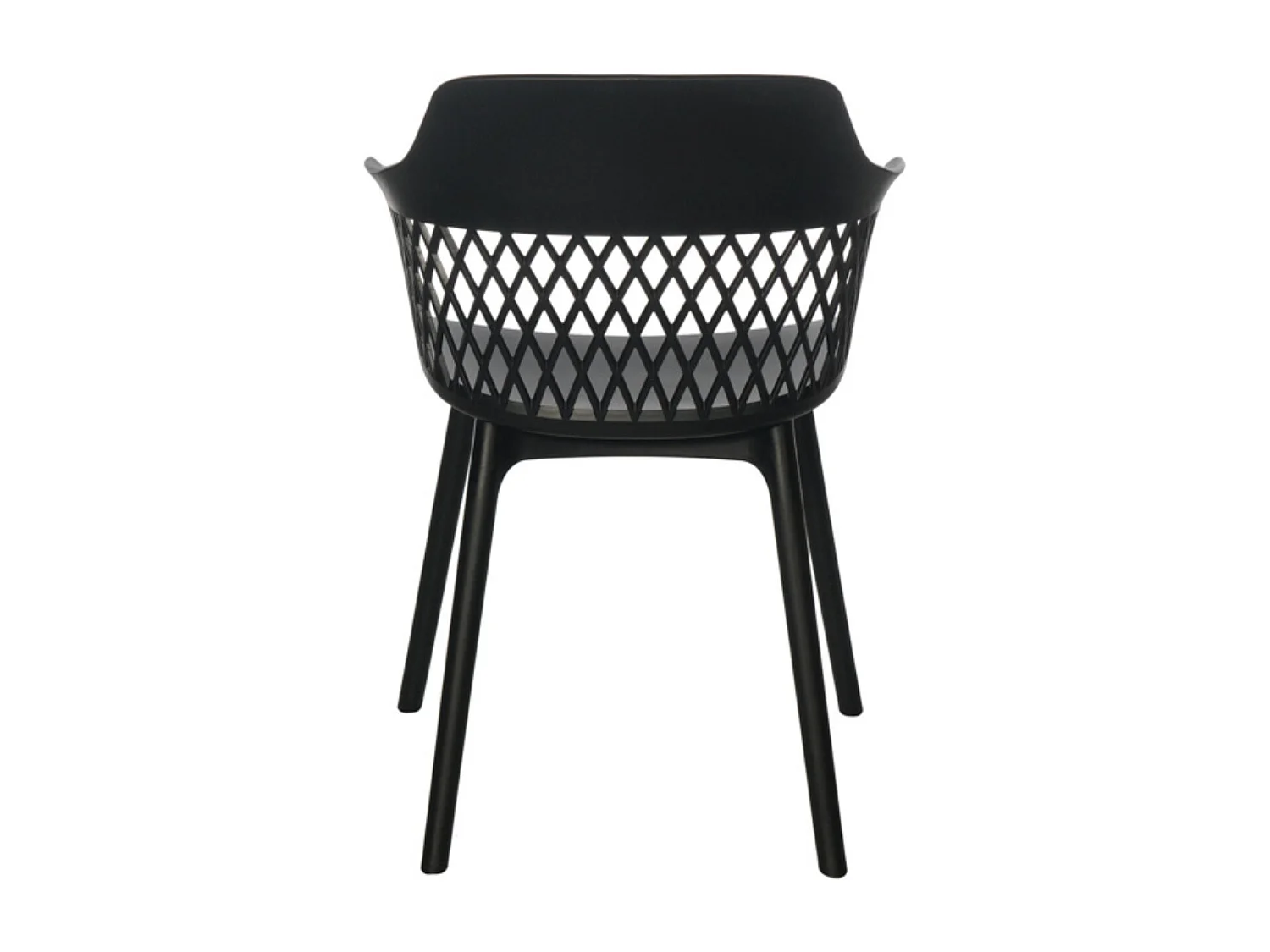 Chaise en polypropylène Kadena-Vert amande