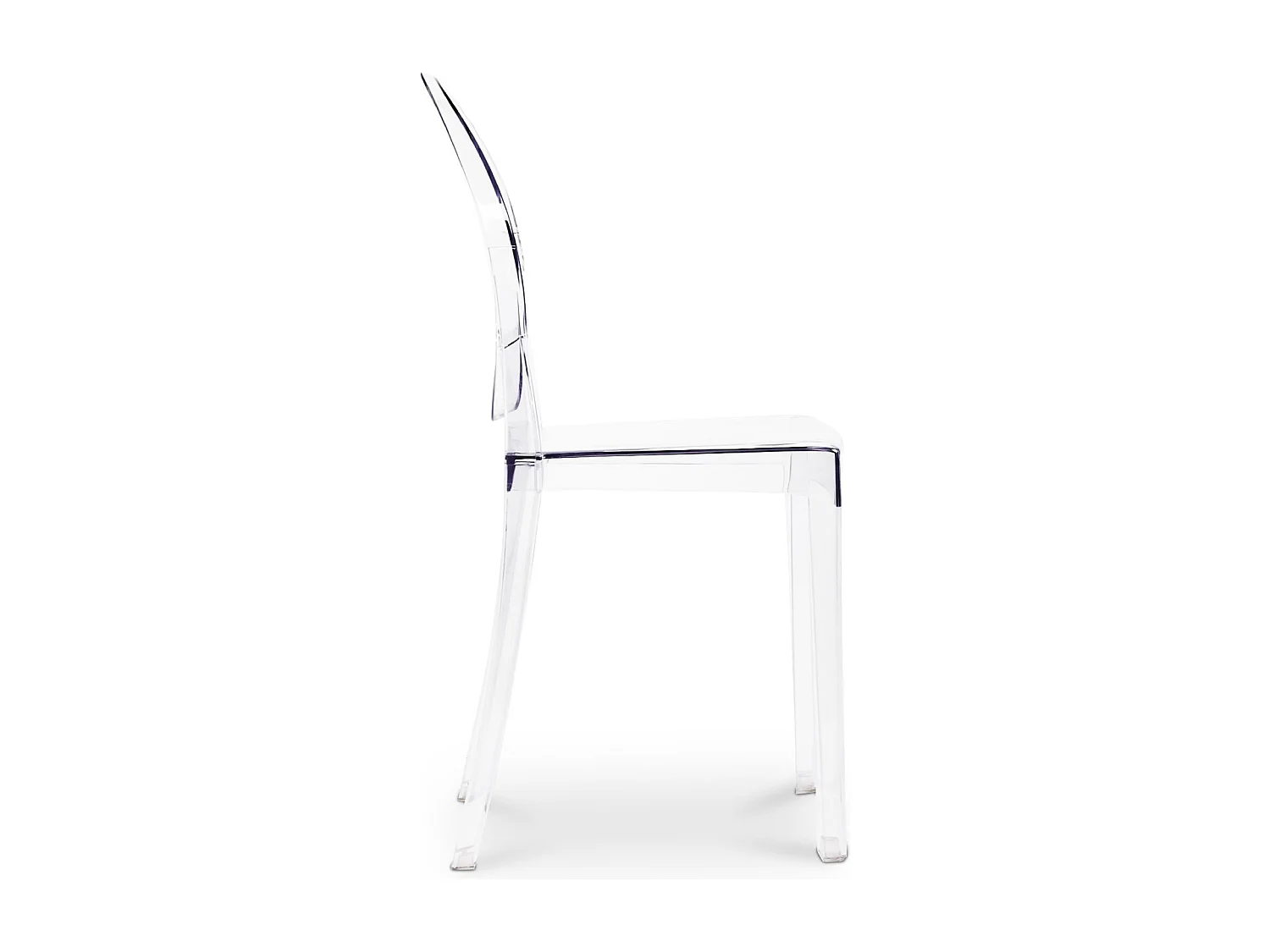 Chaise moderne transparente ELIZA