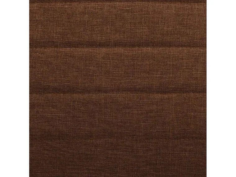 Chaise tissu marron et pieds métal noir Karlane - Lot de 6