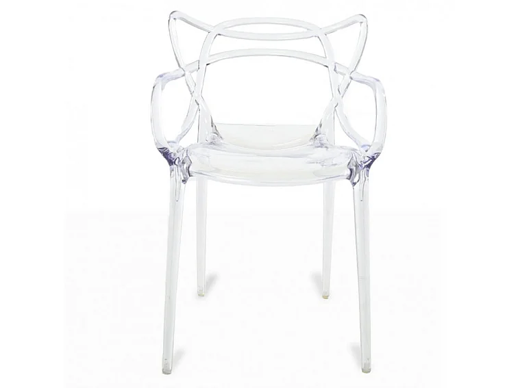 Chaise transparente BELIANO premium – Design & Polyvalente-Doré