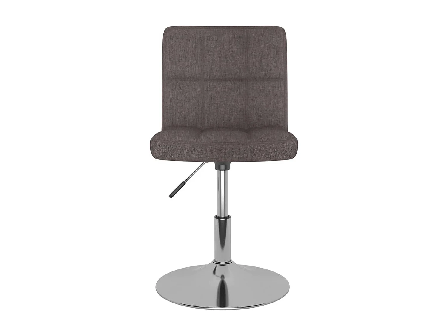Chaise pivotante de salle à manger Taupe Tissu 4