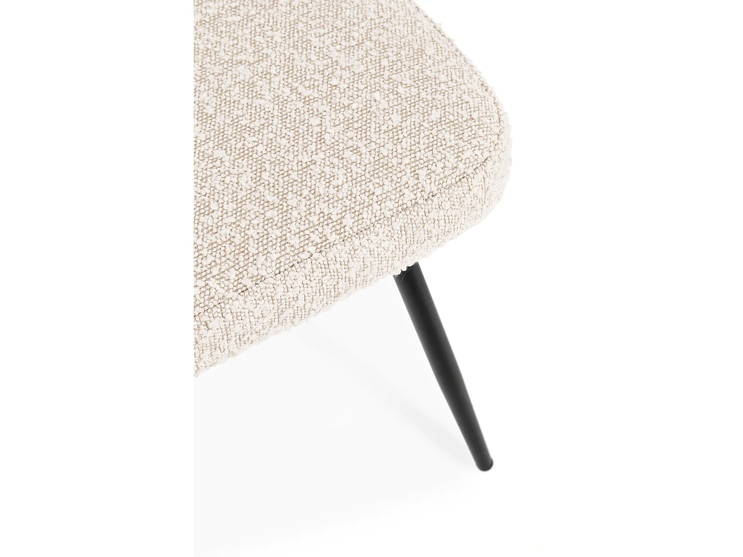 Lot de 4 chaises AMAIA – Confort rembourré & design contemporain-Crème