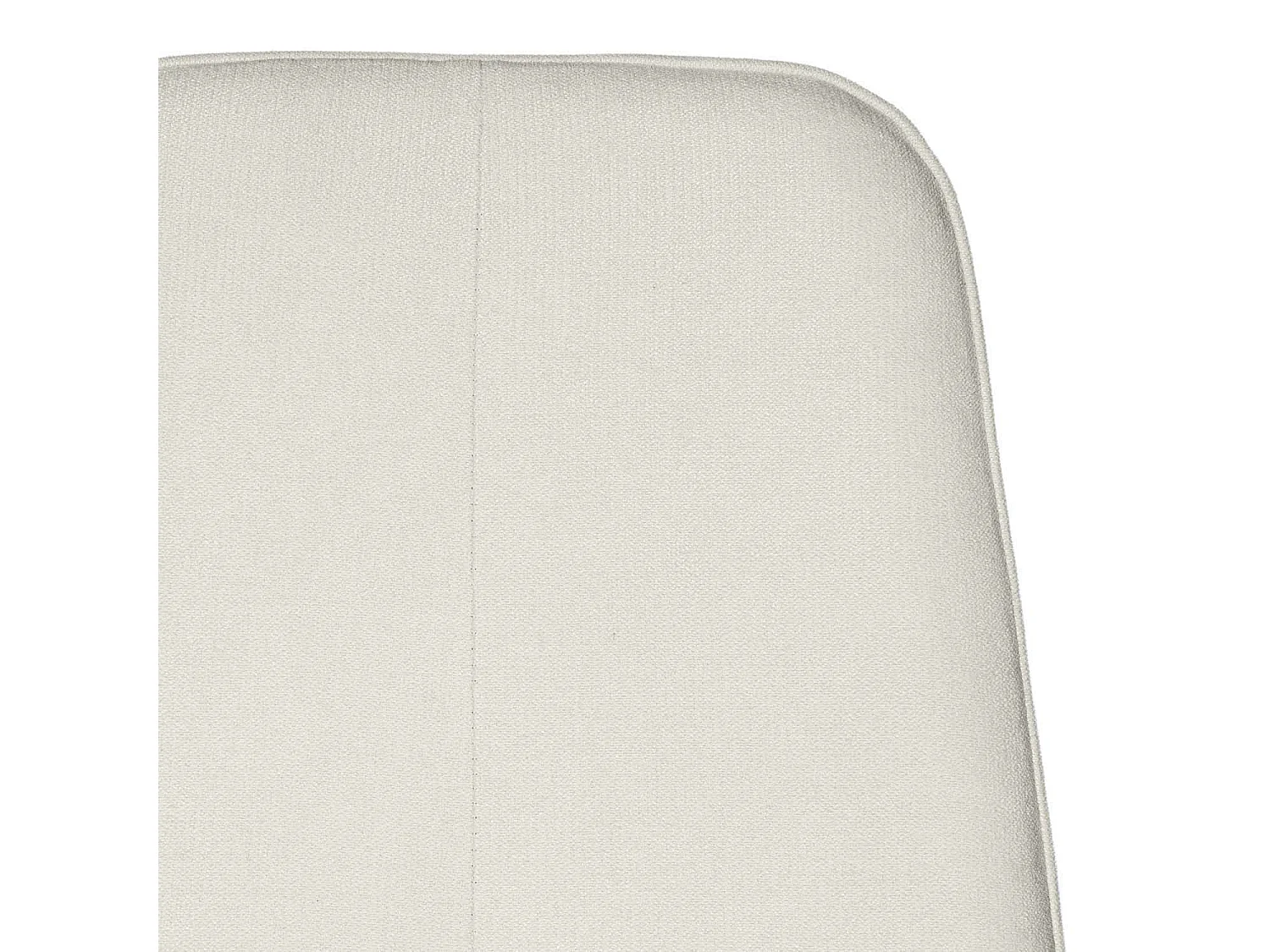 Chaise Klory - Tissu confortable et pied métal éffet bois naturel-Beige clair