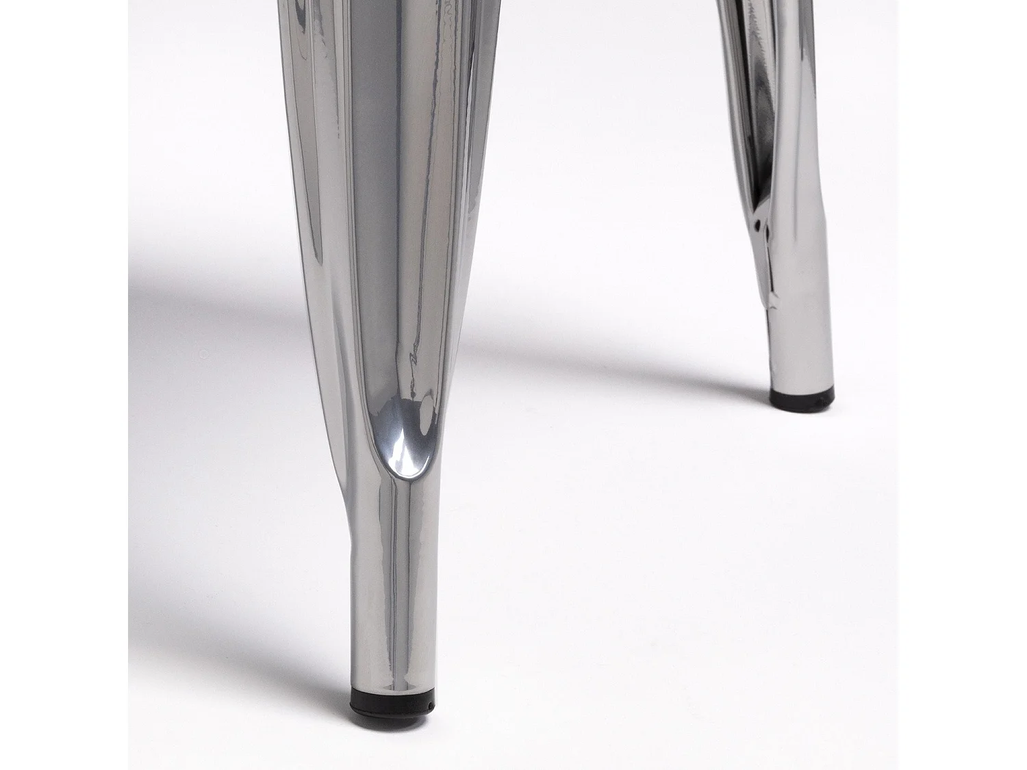 Chaise industrielle acier brossé Kanbo-Acier argenté