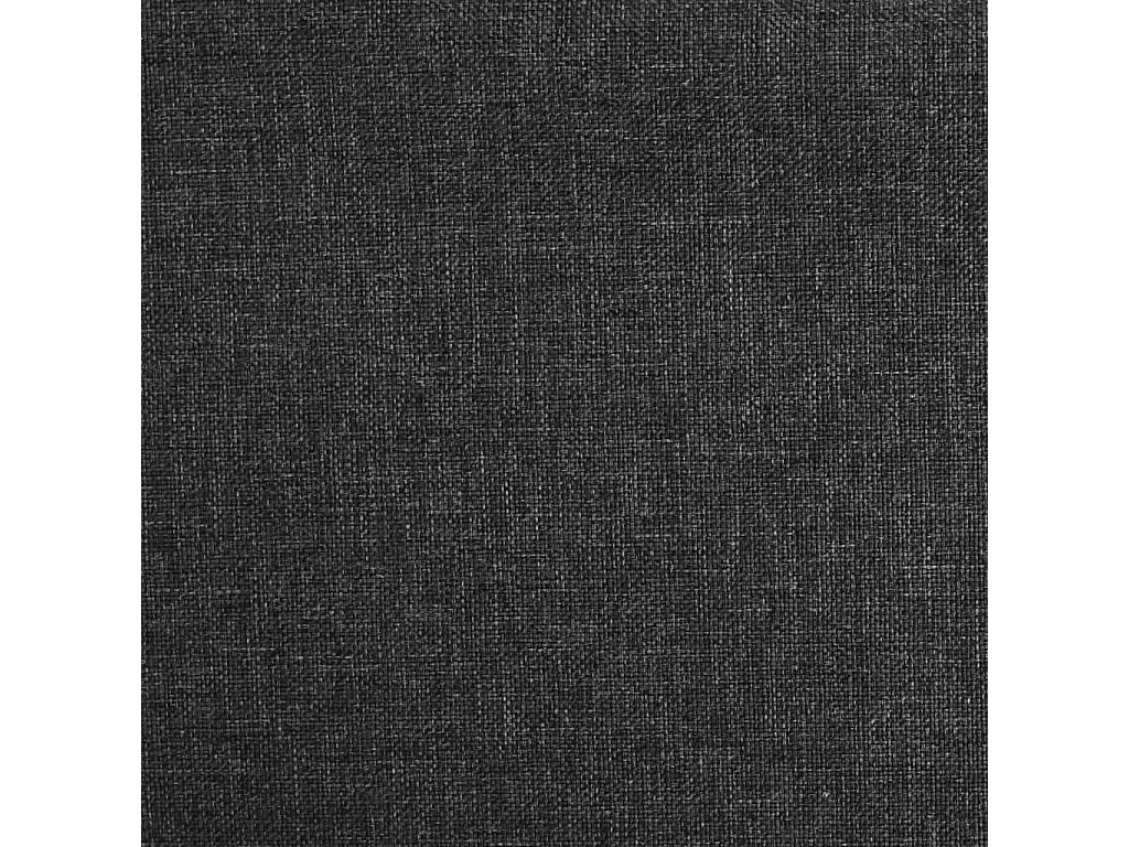 Chaise pivotante de salle à manger 4 pc Noir Tissu 11