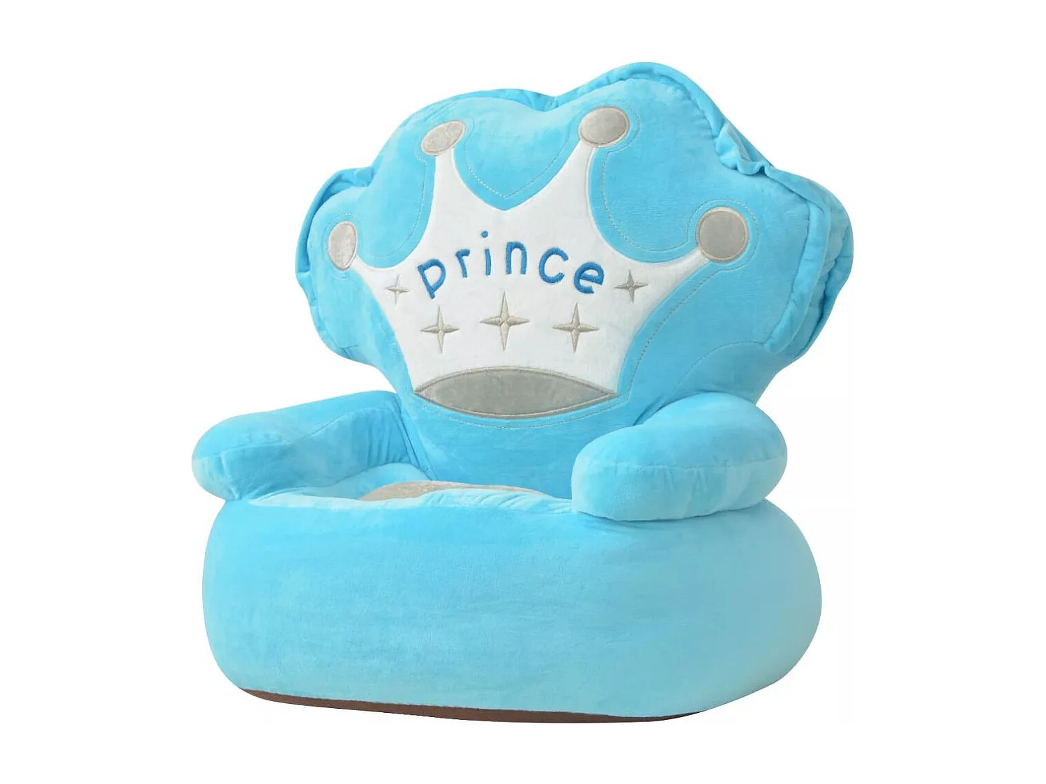 Chaise en peluche pour enfant Prince Bleu