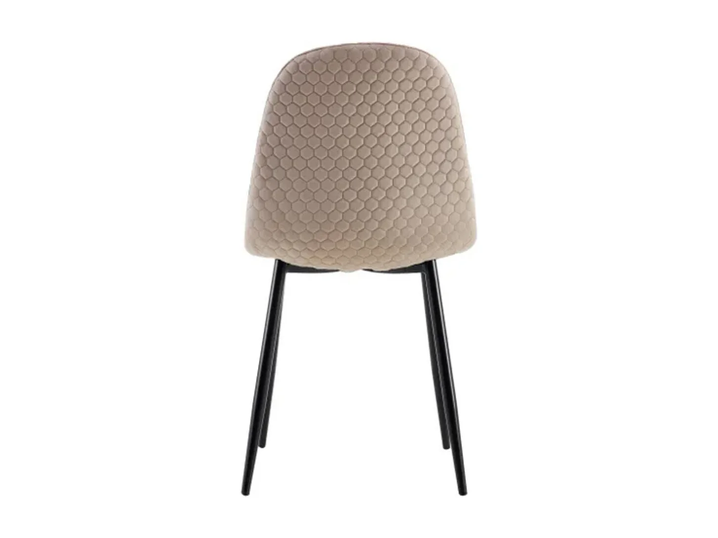 Chaise nid d'abeille - Lot de 6-Beige foncé