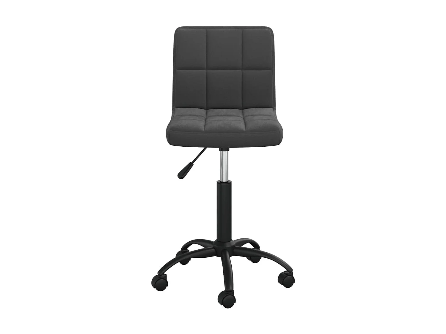 Chaise pivotante de salle à manger Noir Velours 13