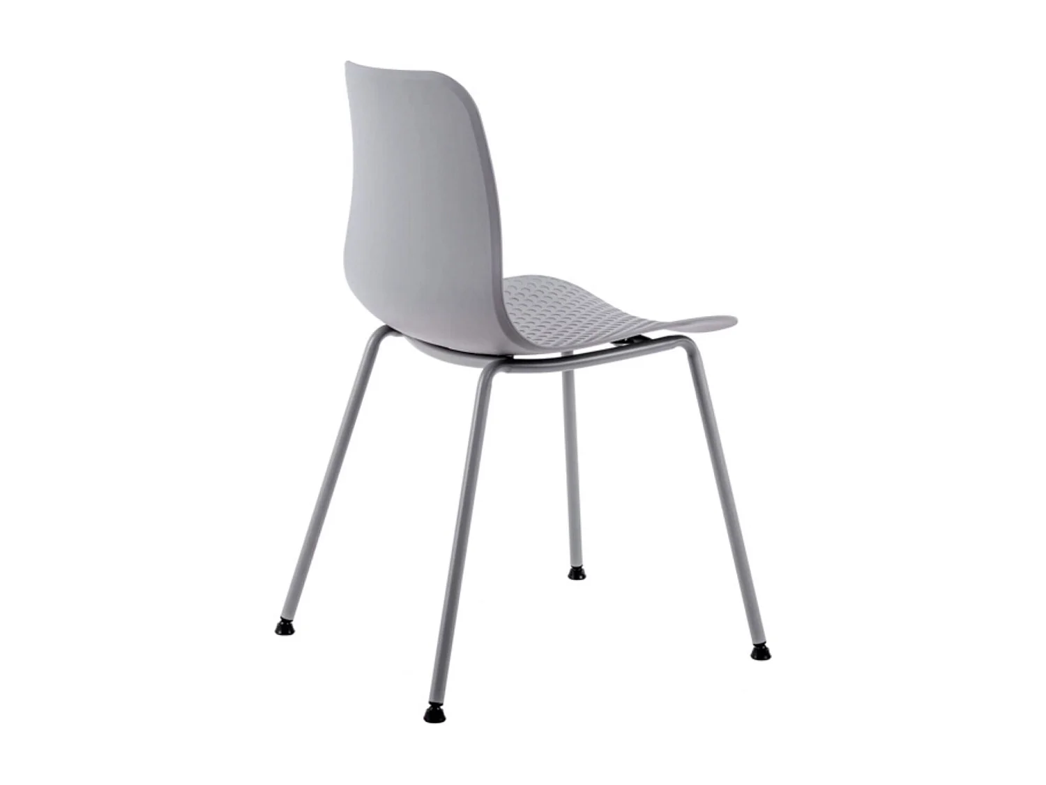 Chaise de cuisine Kandy - L'Alliance du métal et du polypropylène-Vert amande