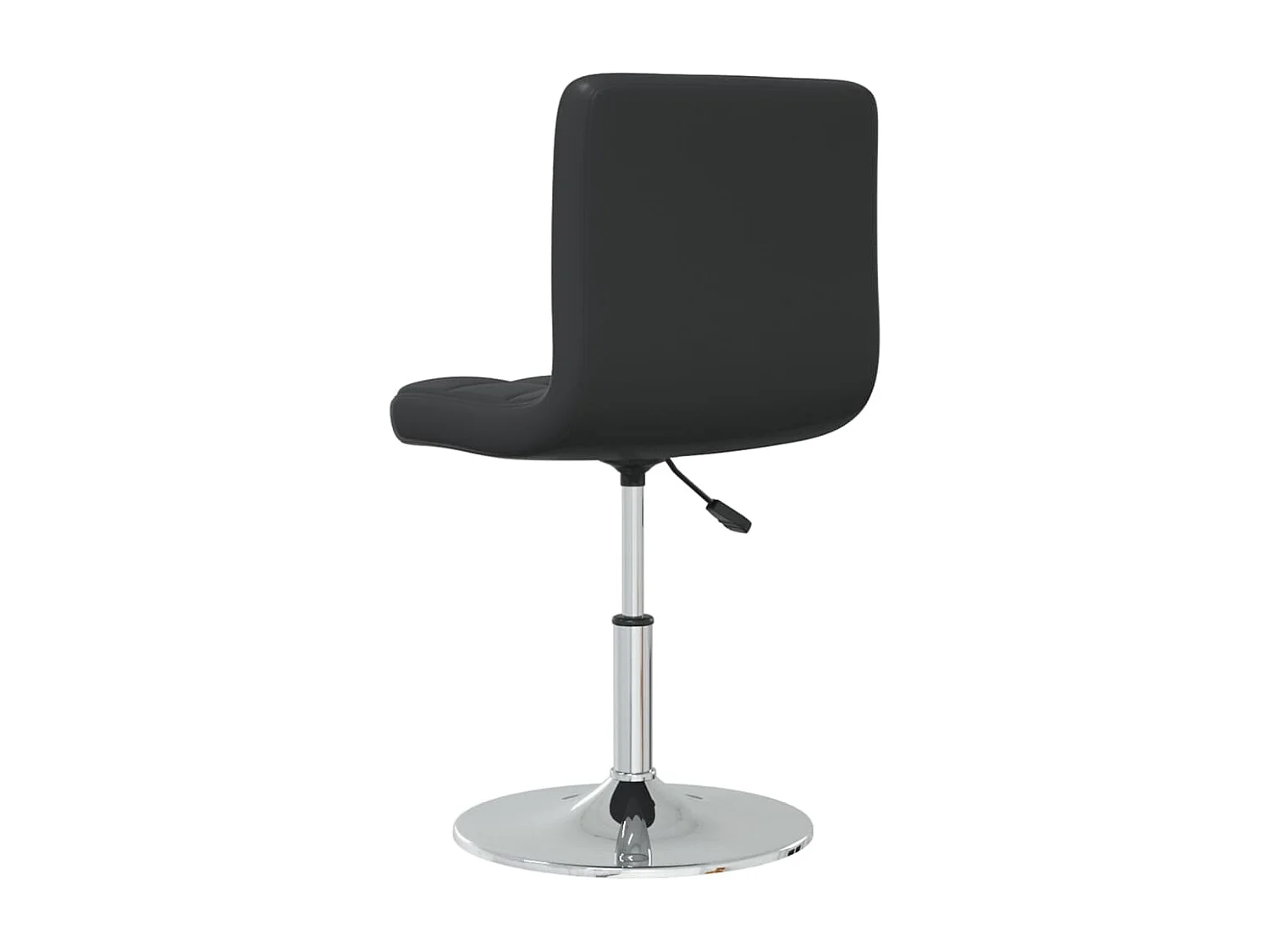 Chaise de salle à manger 4 pc Noir Similicuir 23