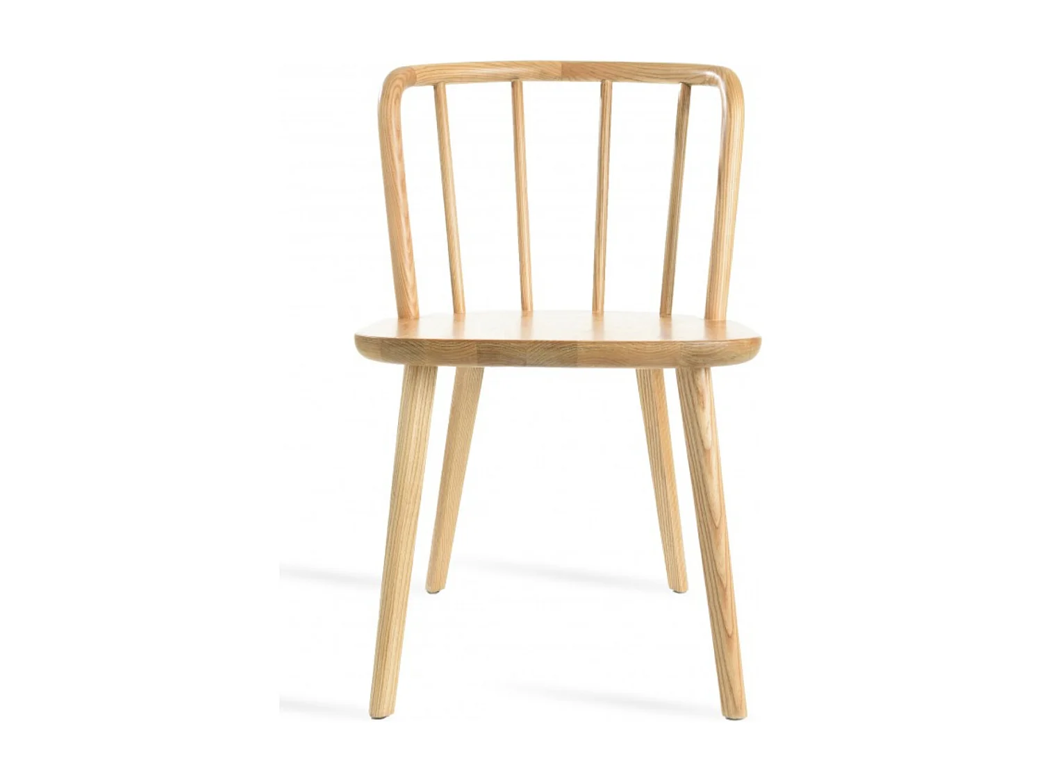 Chaise en bois de hêtre naturel Rayno