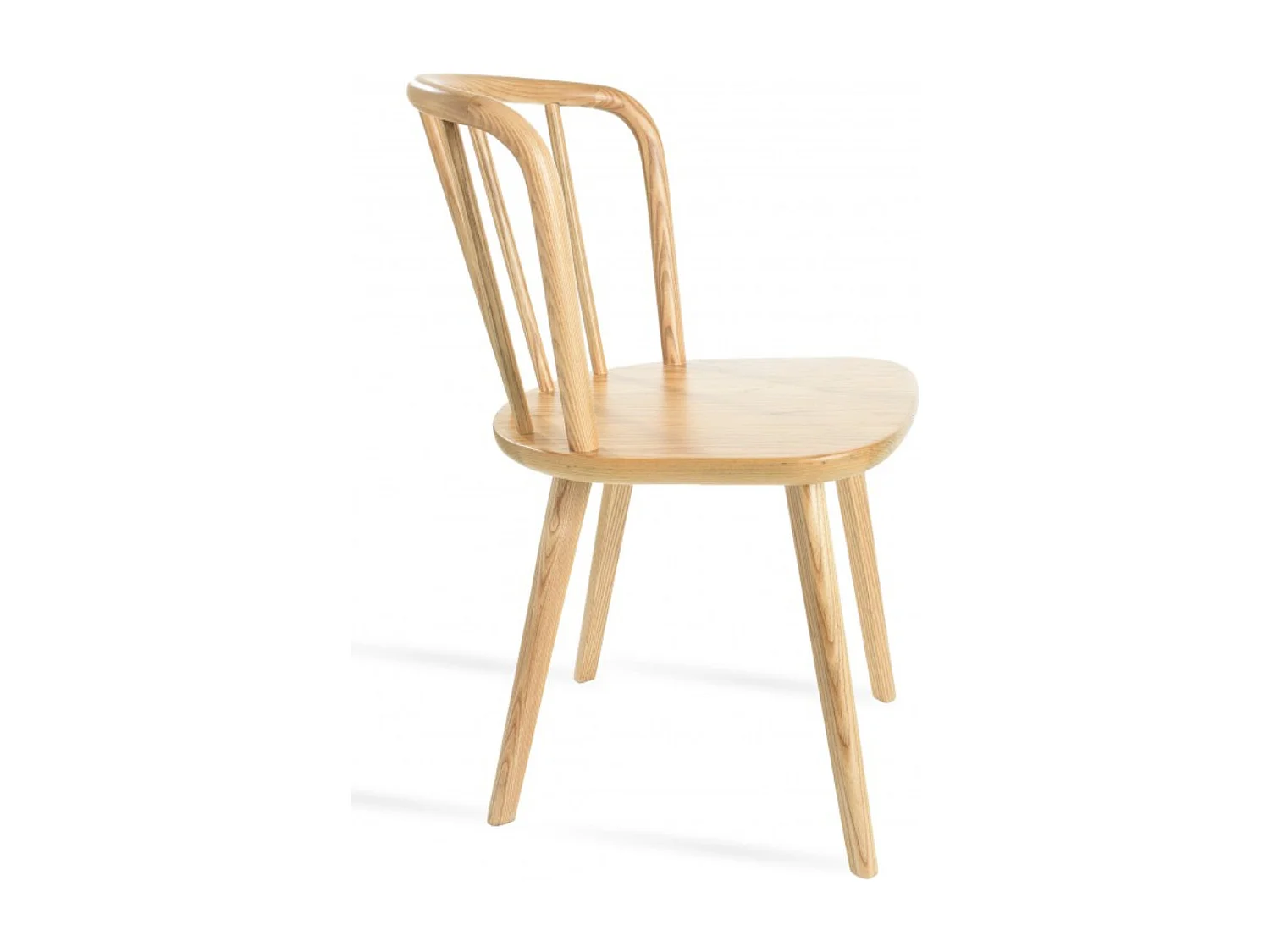 Chaise en bois de hêtre naturel Rayno