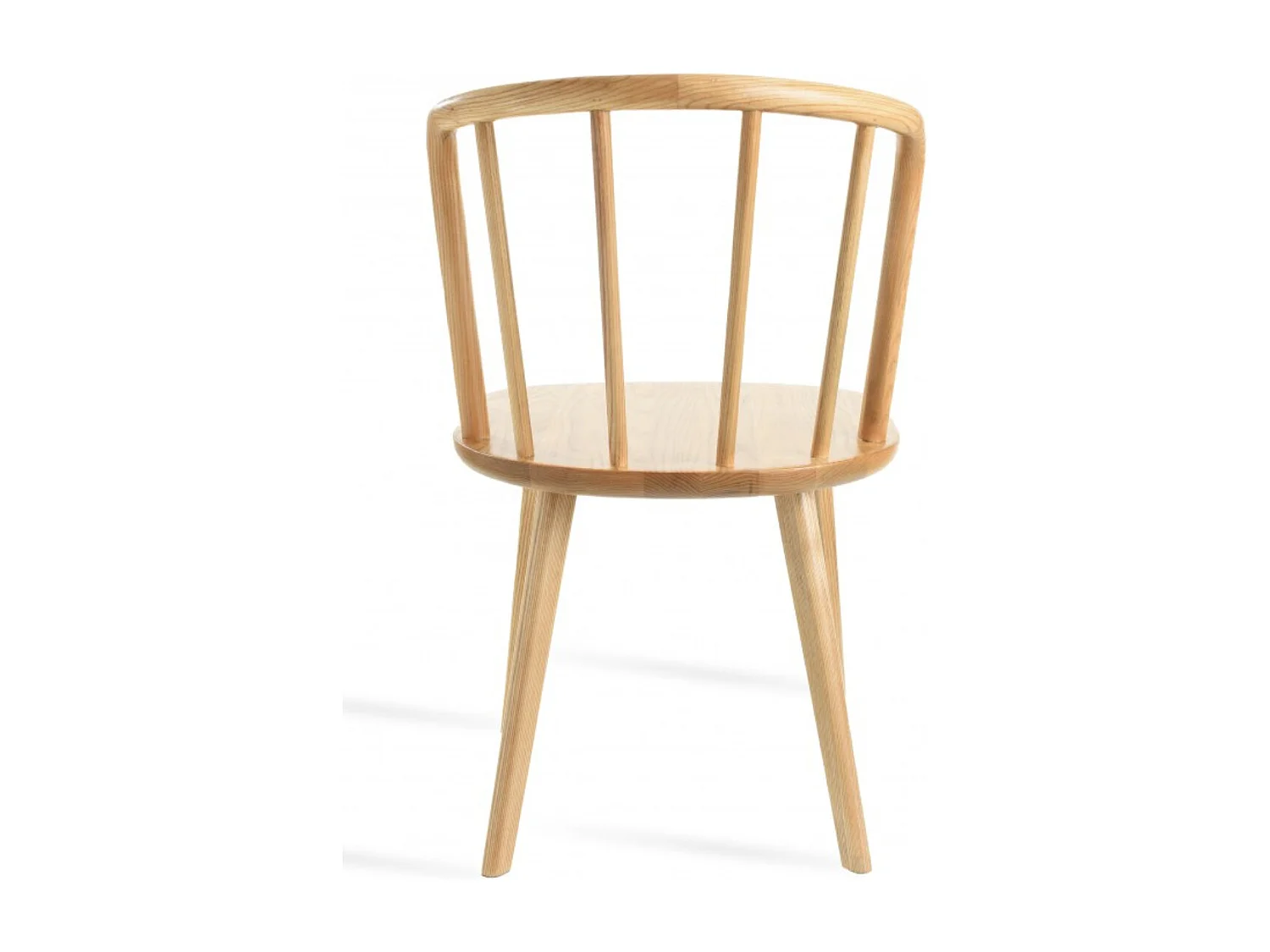 Chaise en bois de hêtre naturel Rayno