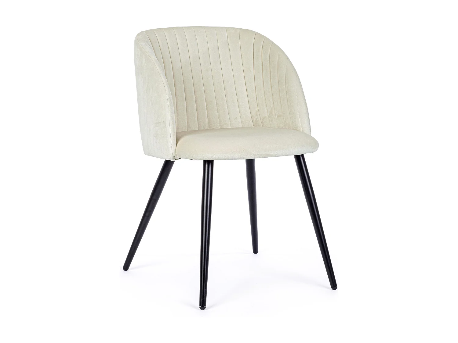 Set van 2 QUENTIN stoelen in gestoffeerd fluweel - Modern comfort-Kleur Room