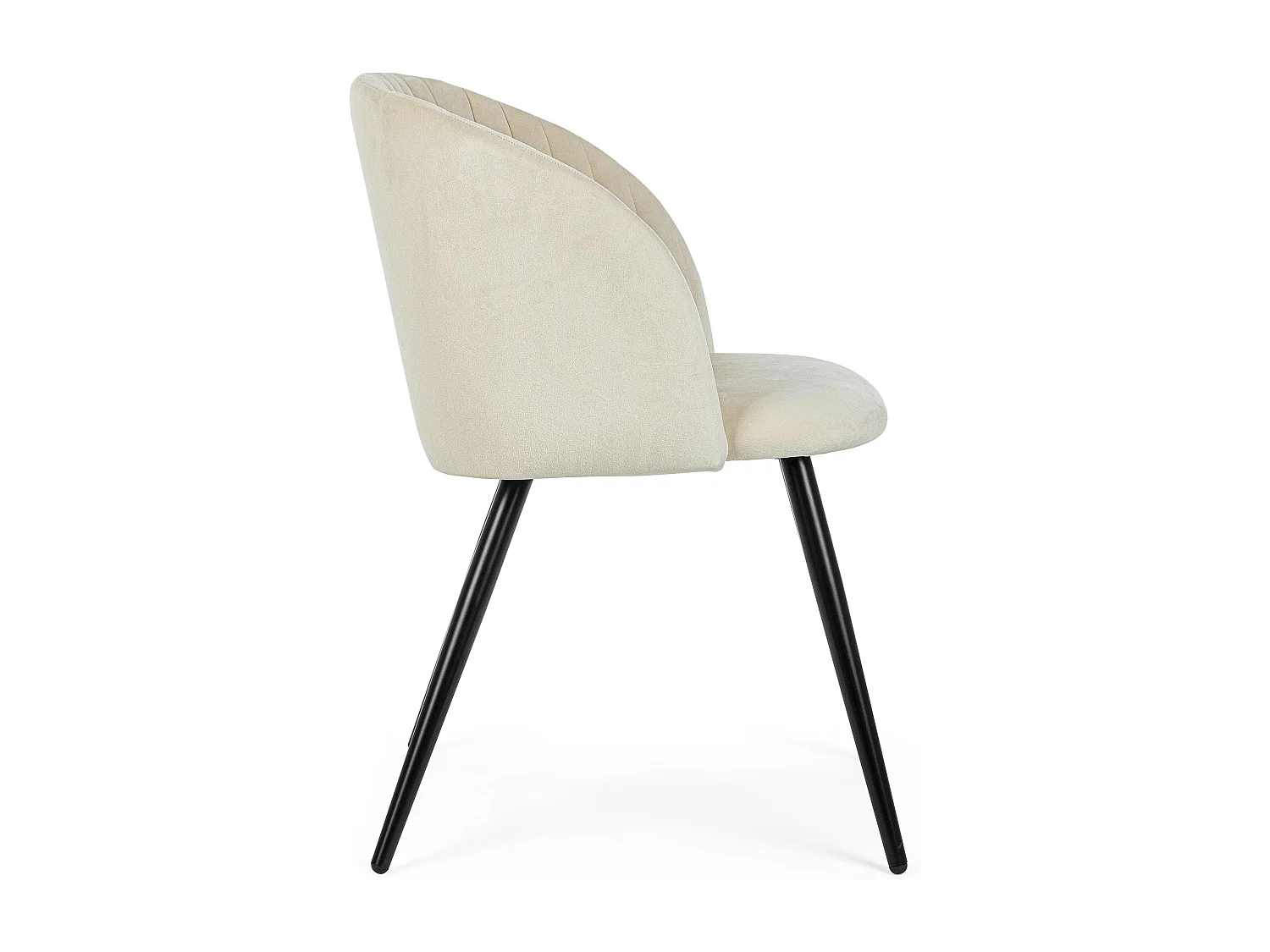 Set van 2 QUENTIN stoelen in gestoffeerd fluweel - Modern comfort-Kleur Room