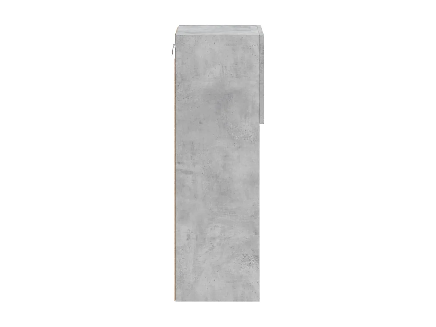 Meubles TV avec lumières LED 2 pcs gris béton 30,5x30x90