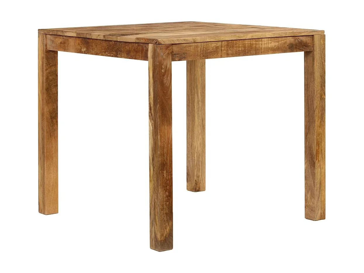 Table de salle à manger Bois de manguier massif 82x80x76