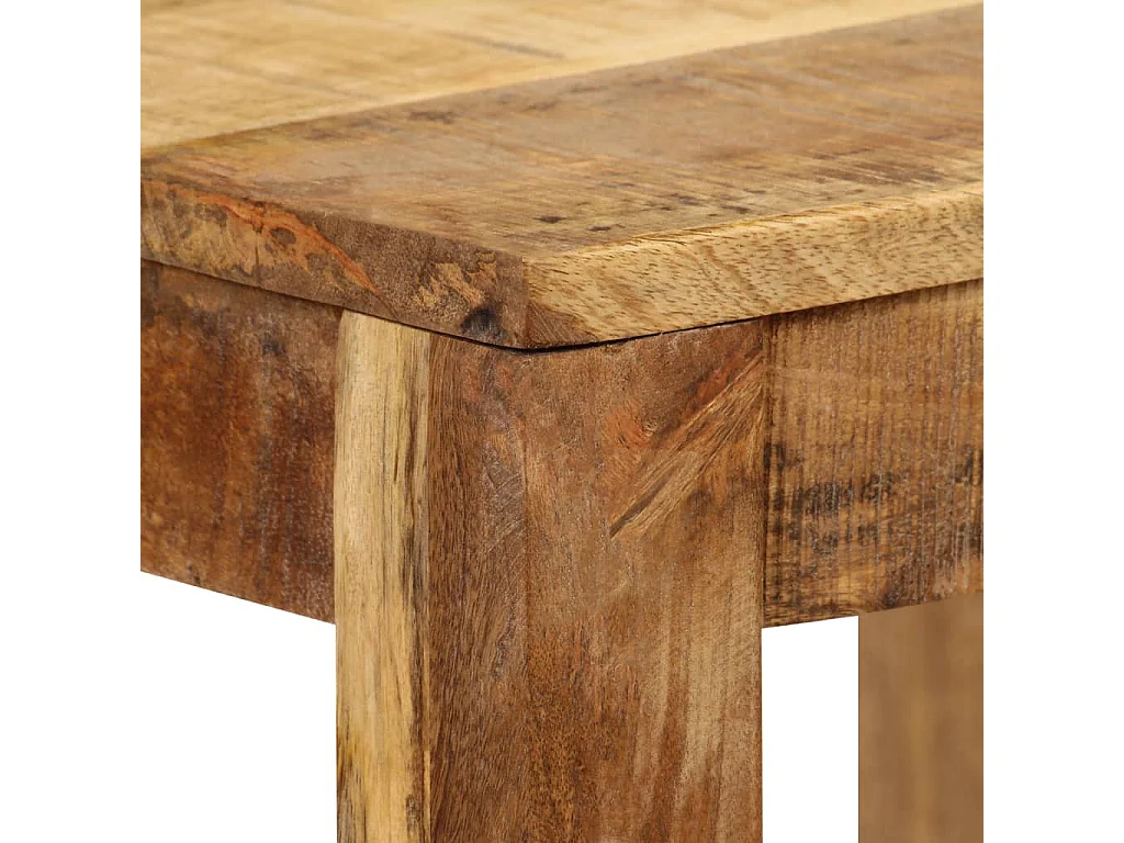 Table de salle à manger Bois de manguier massif 82x80x76