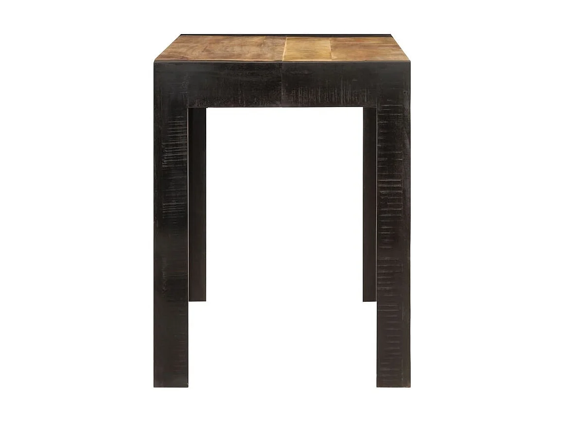 Table à dîner 120x60x76 bois de manguier massif