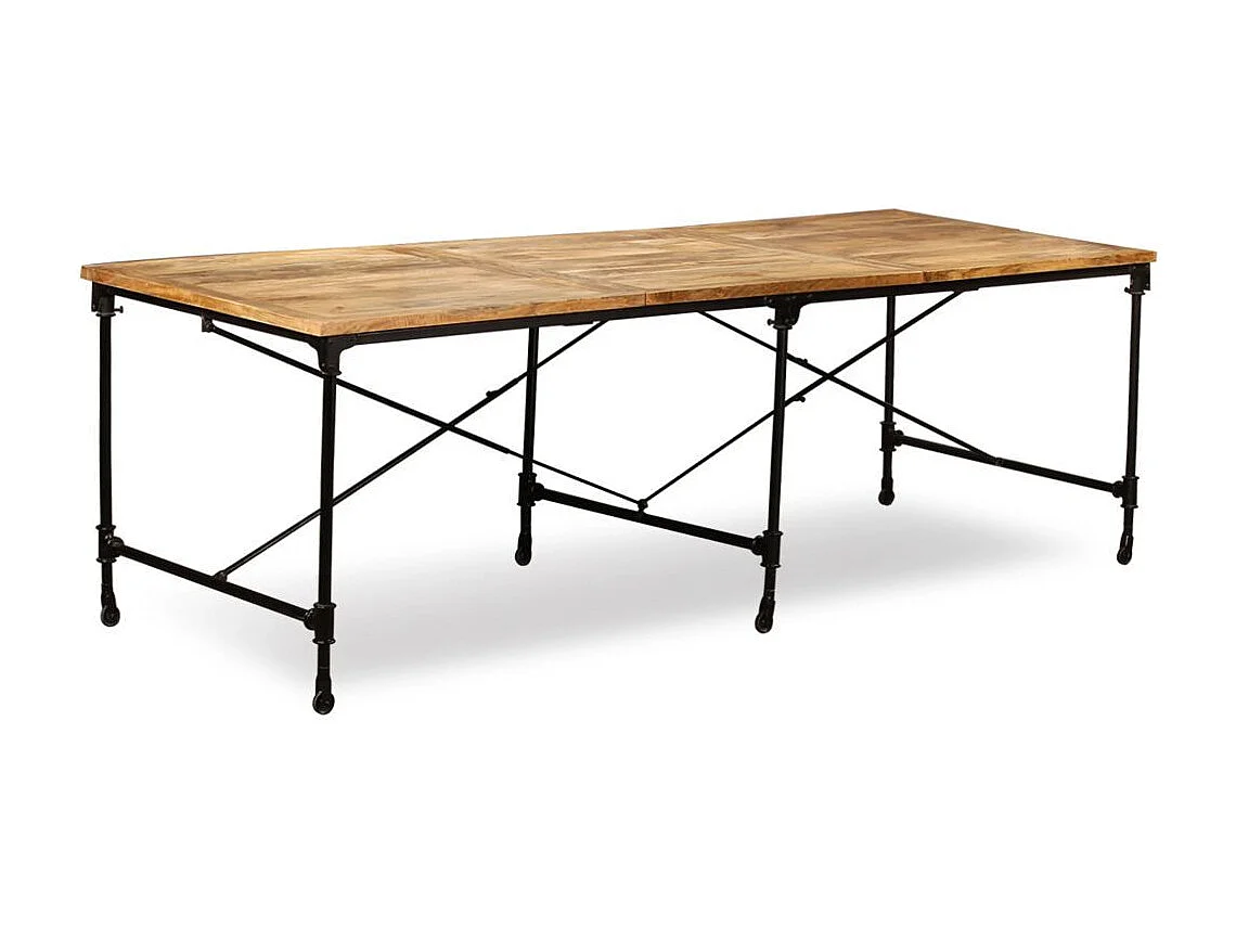 Table de salle à manger Bois de manguier massif 240cm