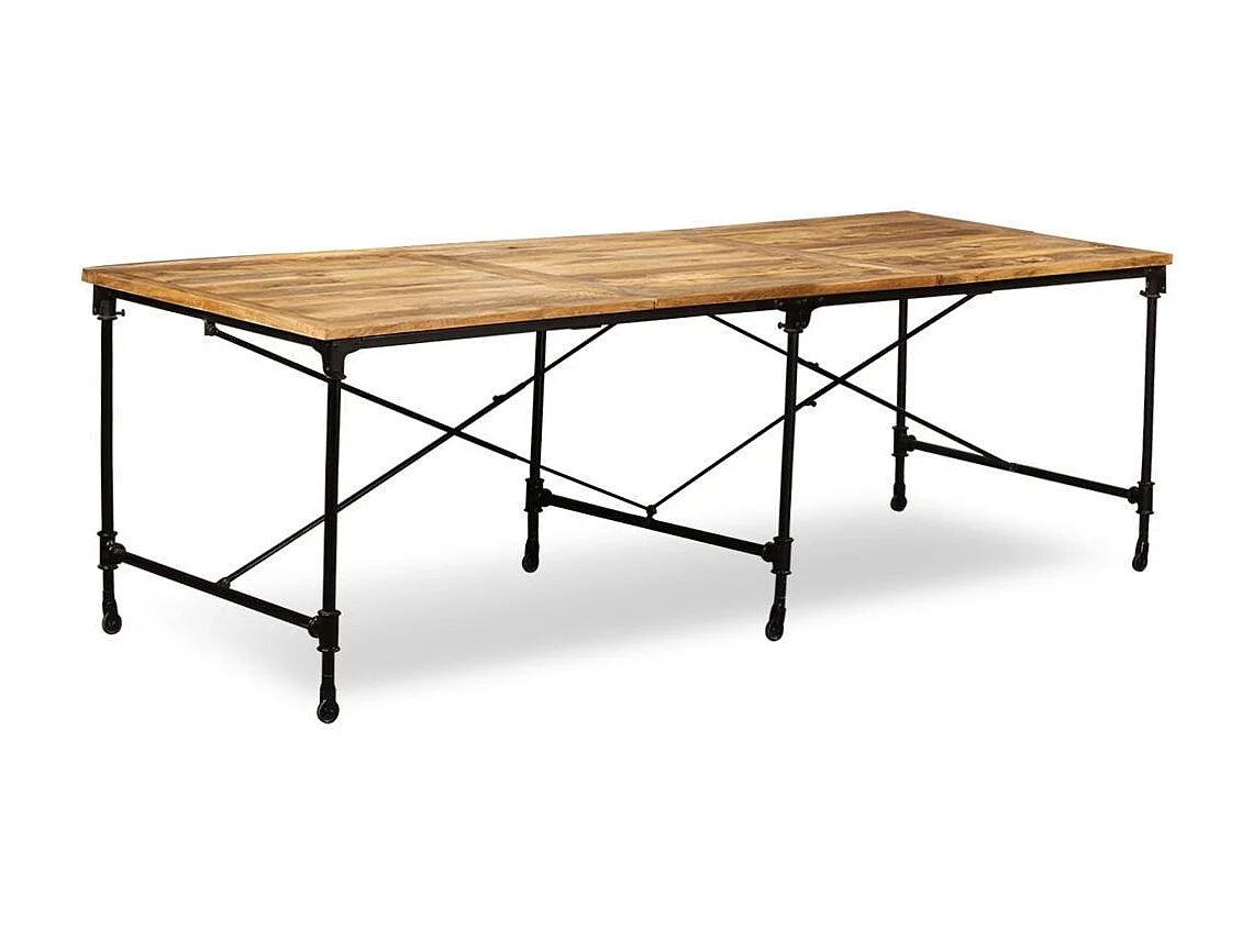 Table de salle à manger Bois de manguier massif 240cm