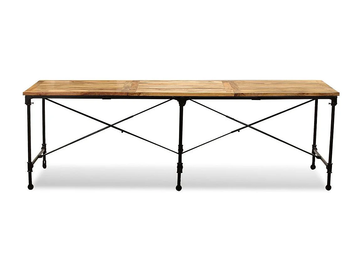 Table de salle à manger Bois de manguier massif 240cm