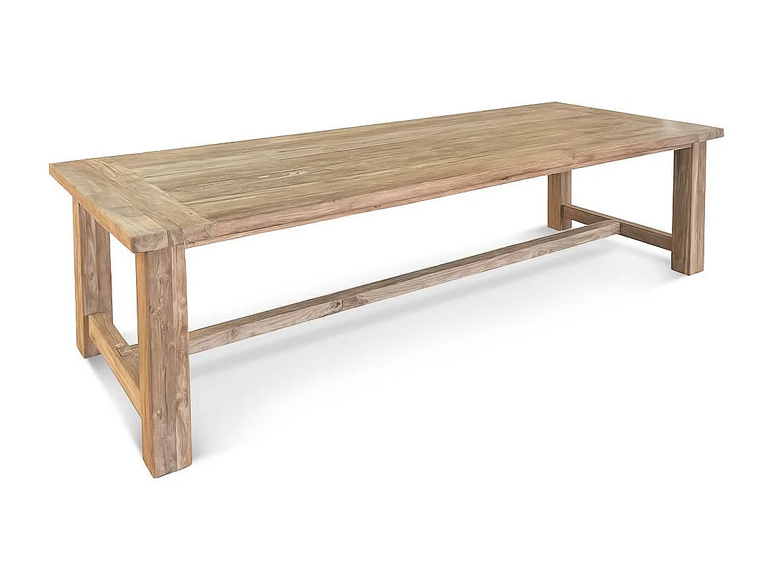 Table à manger en teck recyclé NUPALE – 300cm