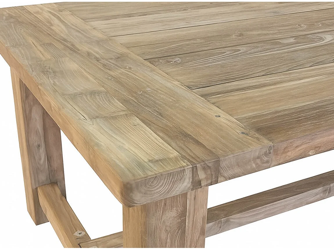Table à manger en teck recyclé NUPALE – 300cm