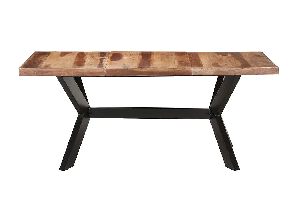 Table de salle à manger 180x90x75 Bois solide avec finition
